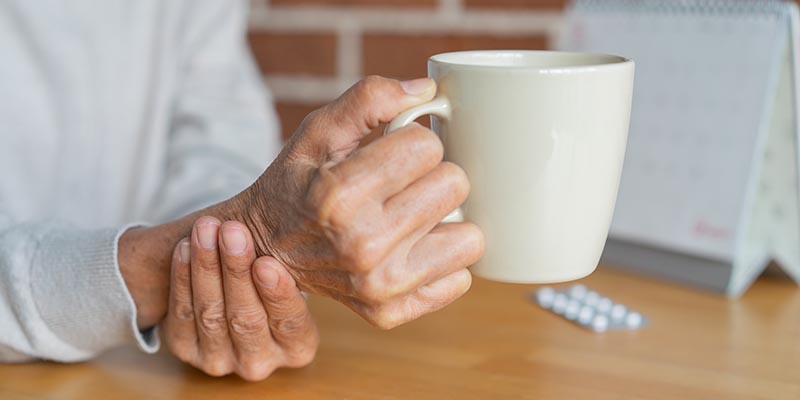 Parkinson's hand shake
