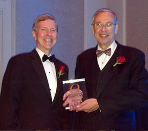 Edward Bersoff, Chair, Holy Cross Health Board of Trustees, with Kevin Sexton, President and CEO, Holy Cross Health.jpg