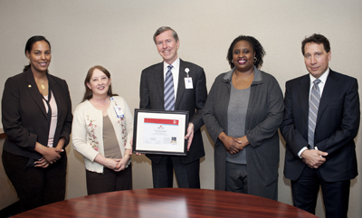 The American Heart Association awarded the Gold Plus Award to the Holy Cross Hospital Stroke Program