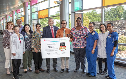 Some members of the Holy Cross Hospital Stroke Team