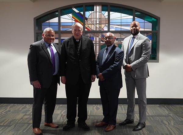 cardinal with senior leaders